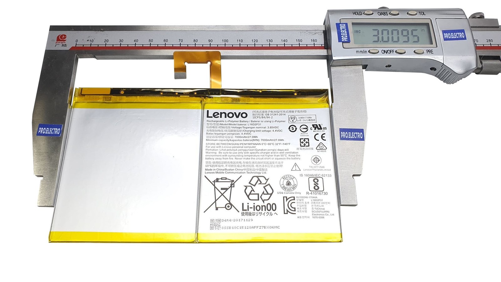 Battery LENOVO TB-X704F ZA2M L16D2P31 1ICP3/84/94-2TB-X704M ZA2R