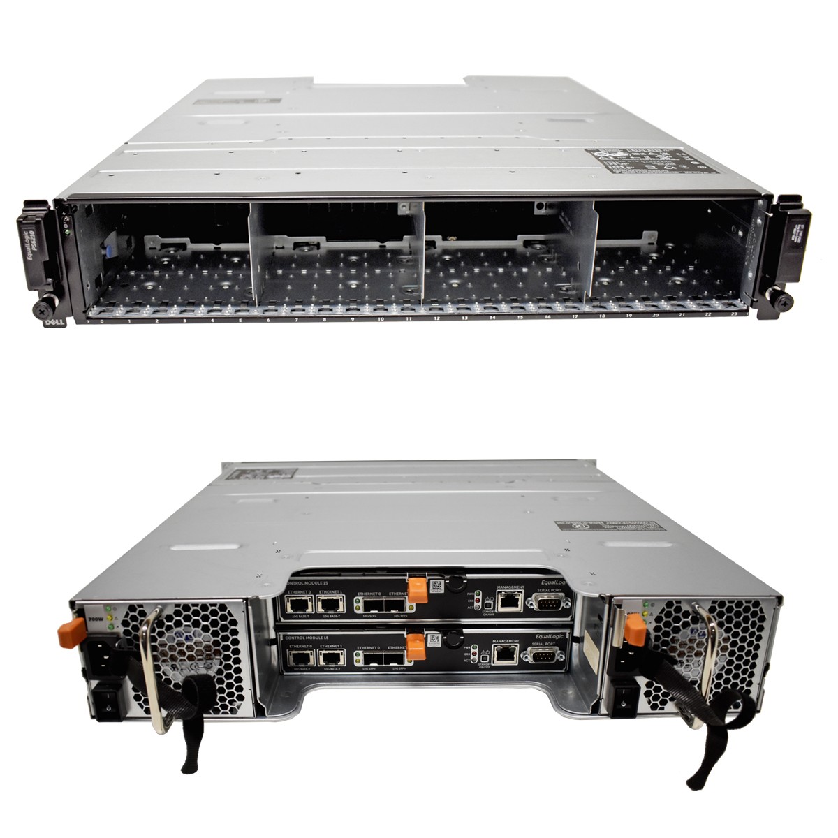 Dell EqualLogic PS6210 2xModules15 K7TXY / FK6YW 2x PSU 24 Bay 2.5