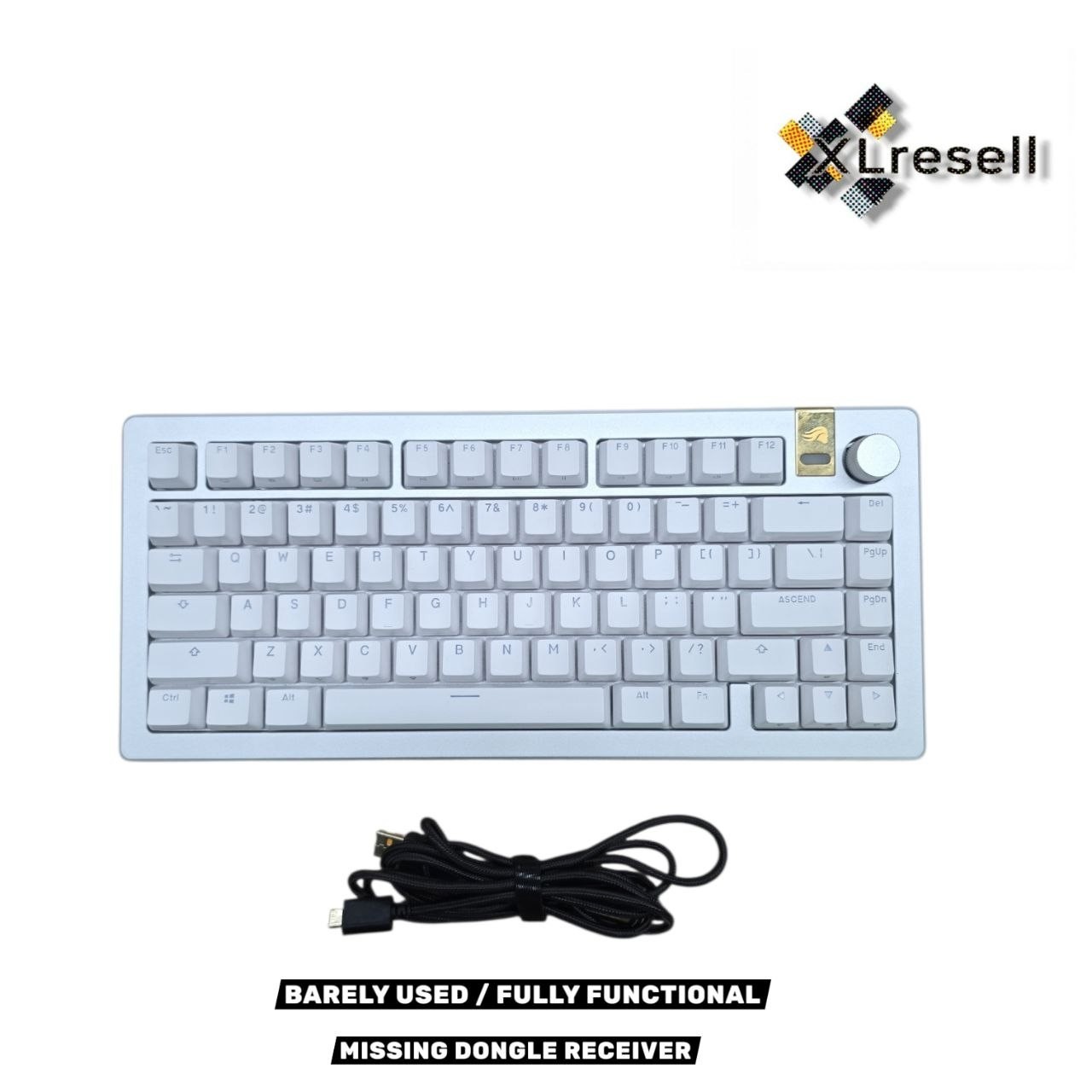 Glorious GMMK 3 PRO HE 75% Wireless Hall-Effect Linear Gaming Keyboard Silver