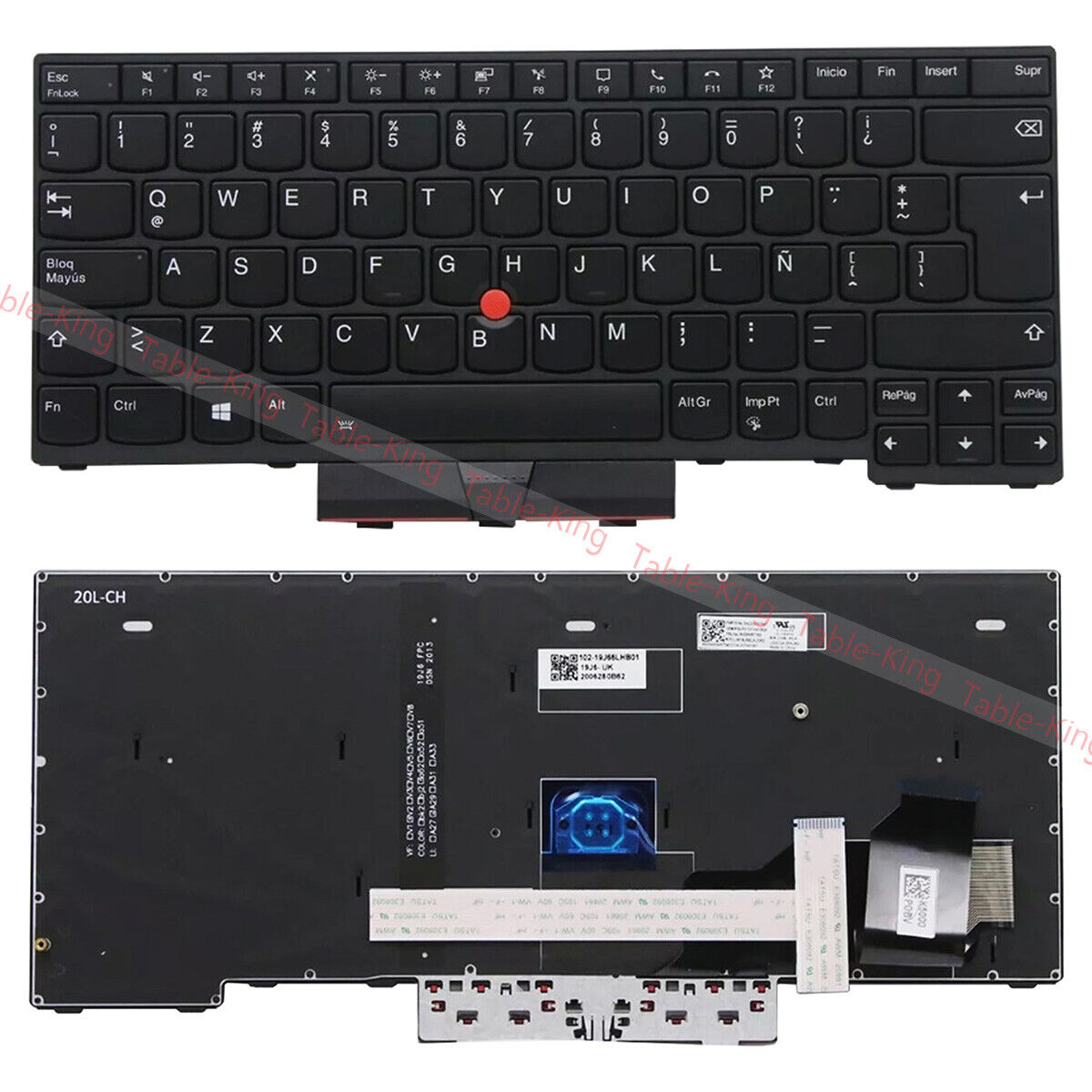 Latin America Spanish Backlit Keyboard for Lenovo Thinkpad L14 Gen2 5N20W67835