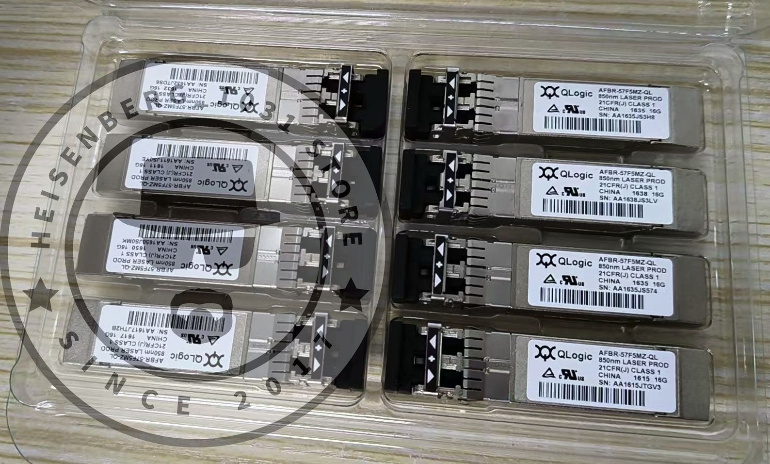 Avago AFBR-57F5MZ-QL 16GbE SFP+ SW 850nm Fiber Optic Transceiver for QLogic HBA