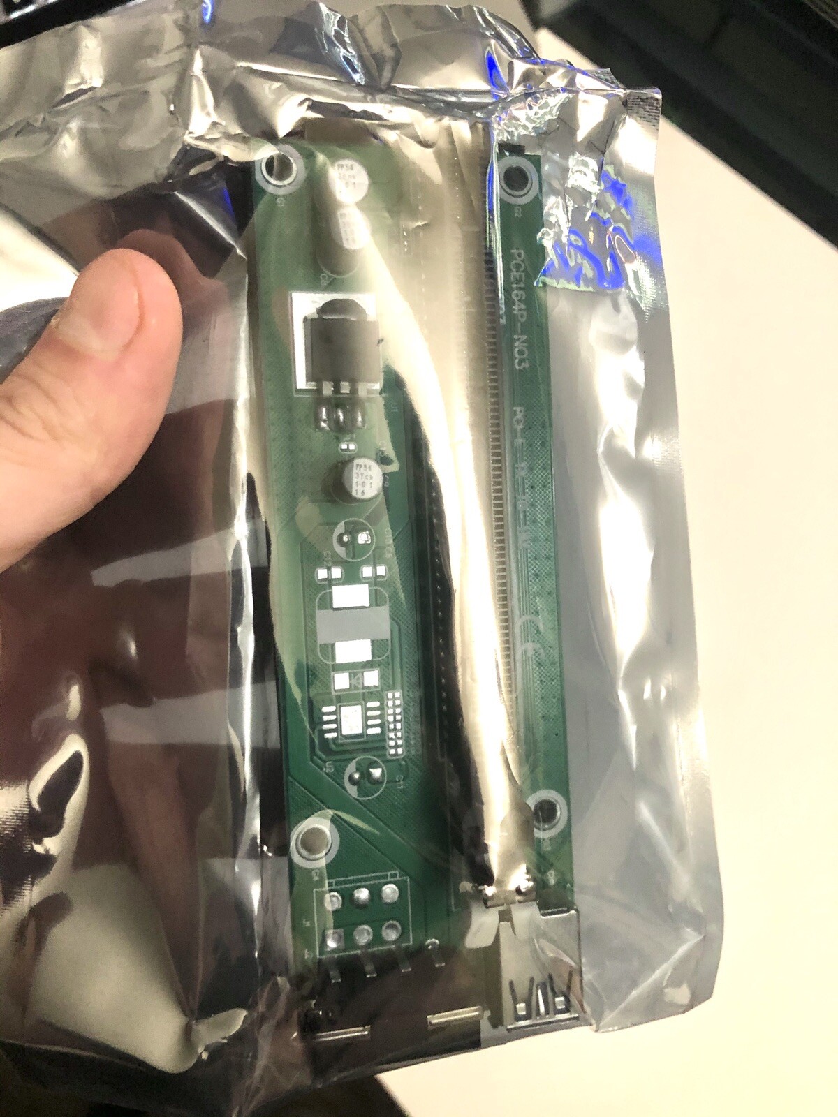 Huaban 1 Pack PCE164P-NO3 PCI-E 1X to 16X VER003 Riser Card Extender Mining