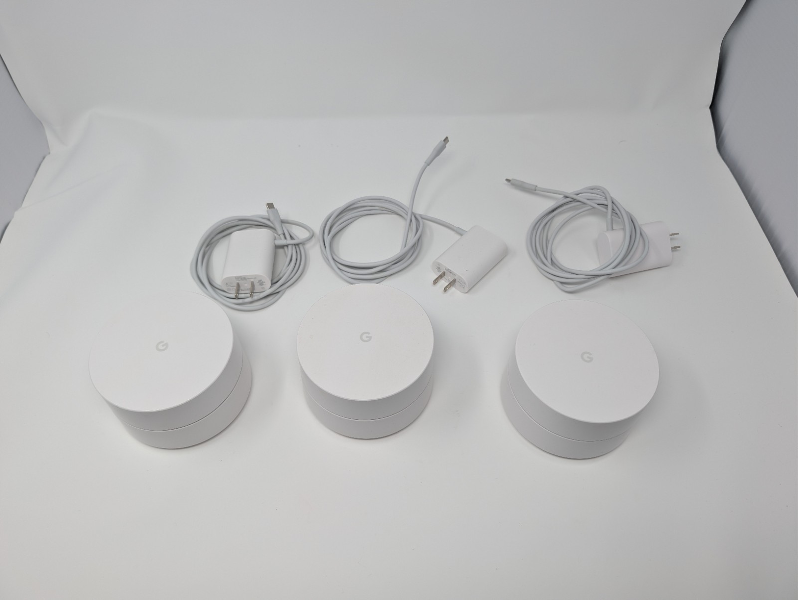 Google Wifi Mesh 3-Pack AC-1304 Whole Home Mesh Wi-Fi System AC1200 Routers