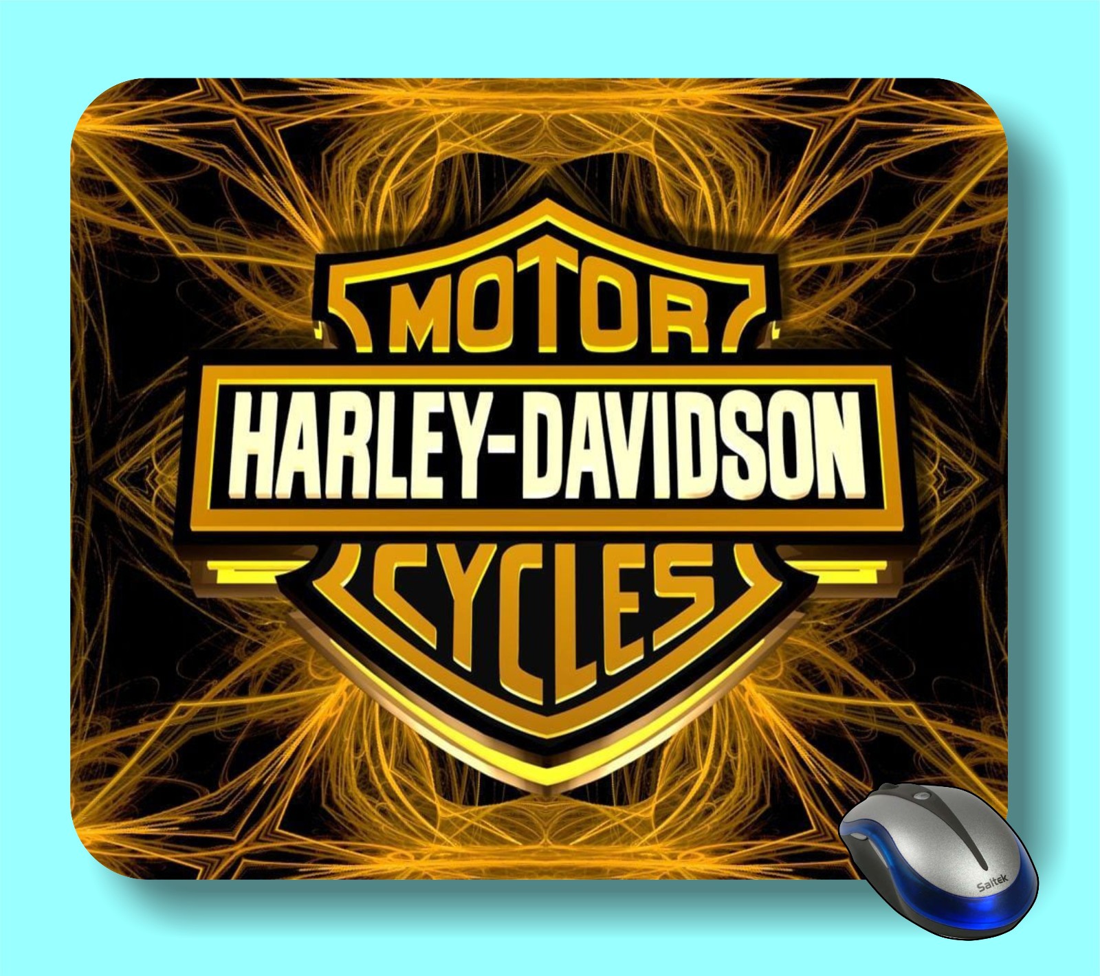 Harley Davidson Motorcycle Computer Mouse Pad Gift    ha06