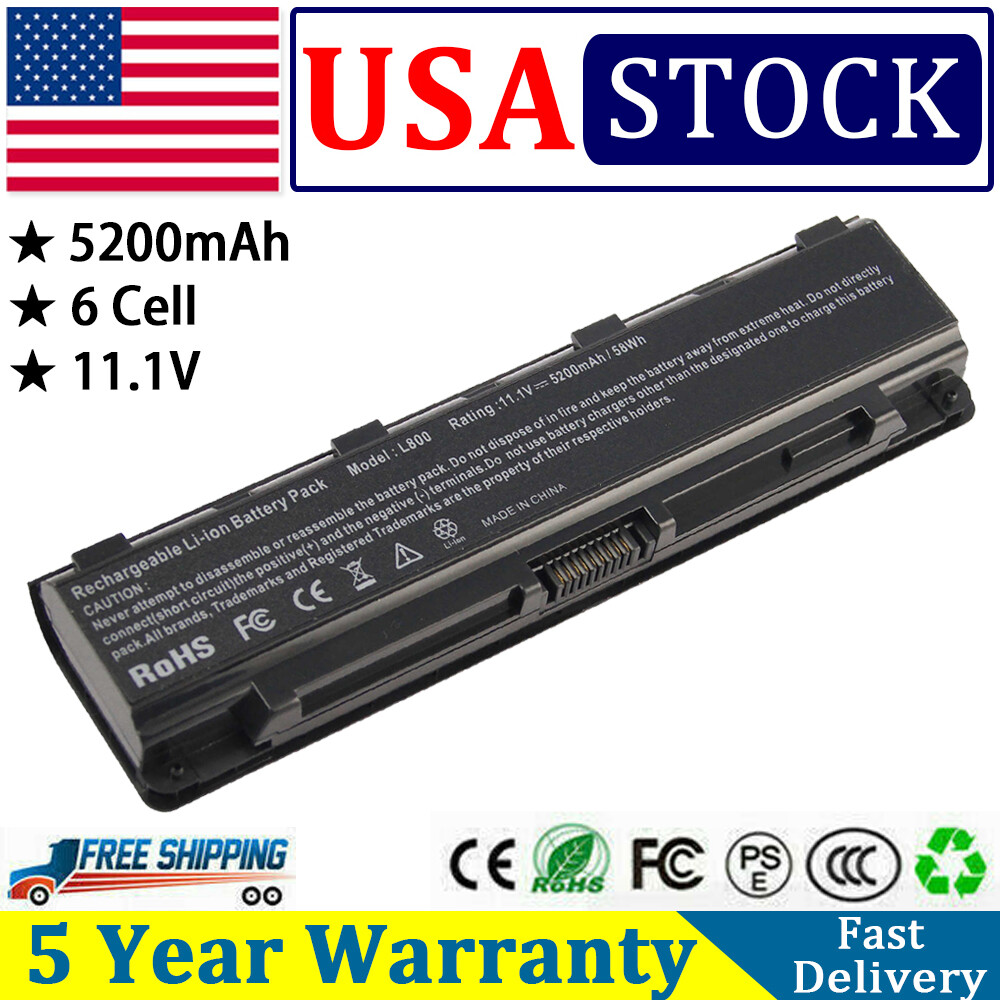 PA5024U-1BRS Battery For Toshiba C800 PA5110U-1BRS PABAS259 PABAS272 PABAS271 PC