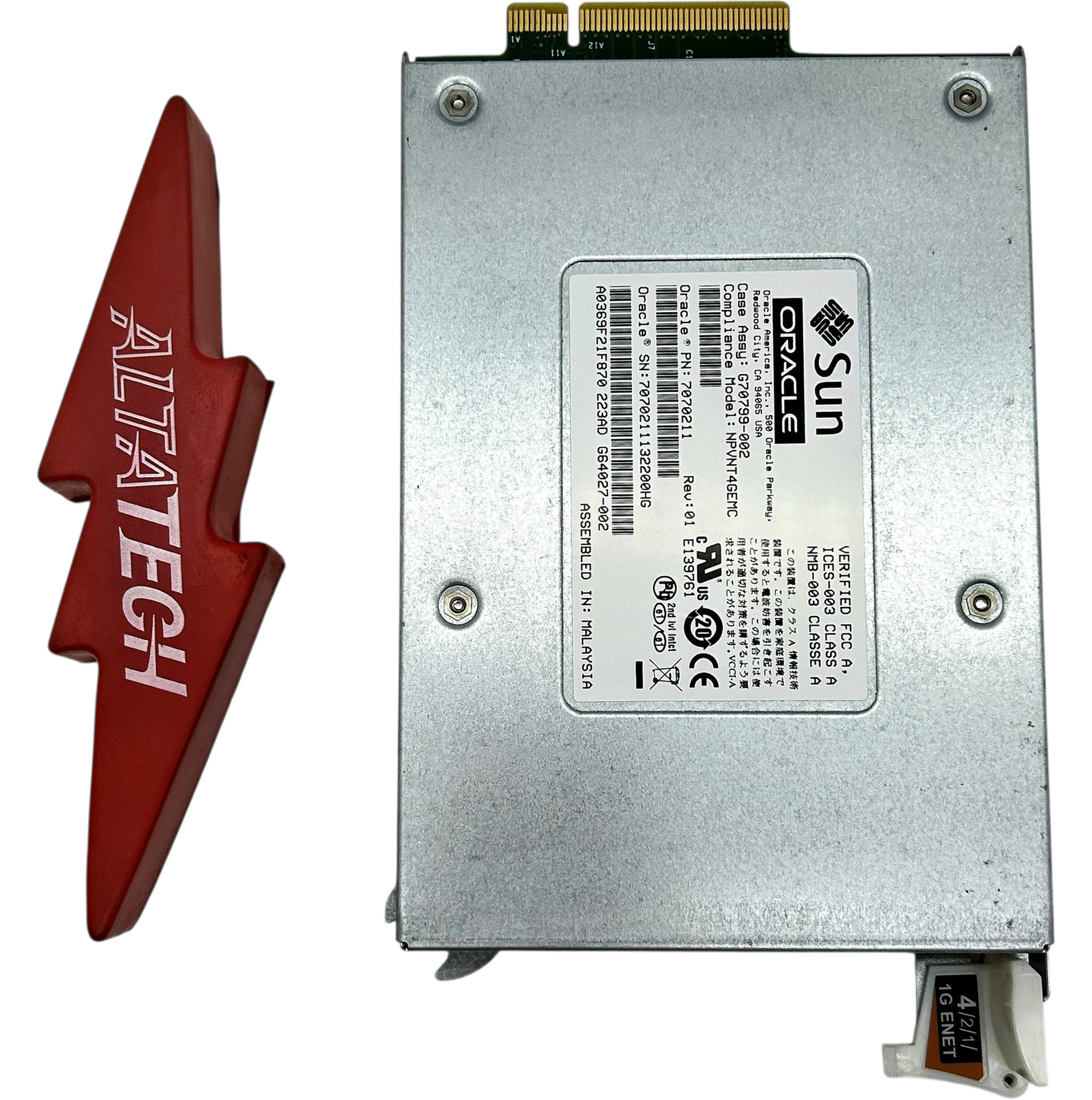 Sun Oracle 7070211 Quad Gigabit Ethernet PCIE 2.0 UTP ExpressModule