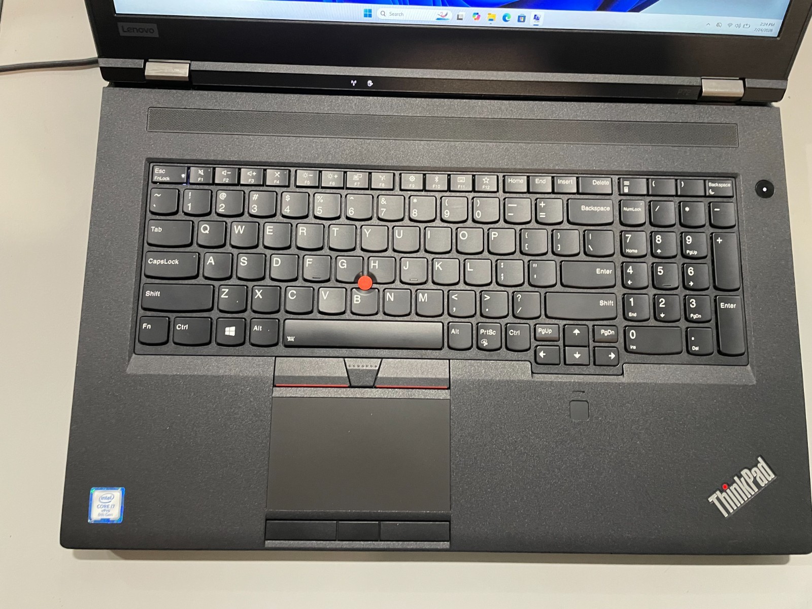 Lenovo ThinkPad P72 | 17.3" Full HD |  Core i7 | 16GB RAM | 1TB SSD | NVIDIA