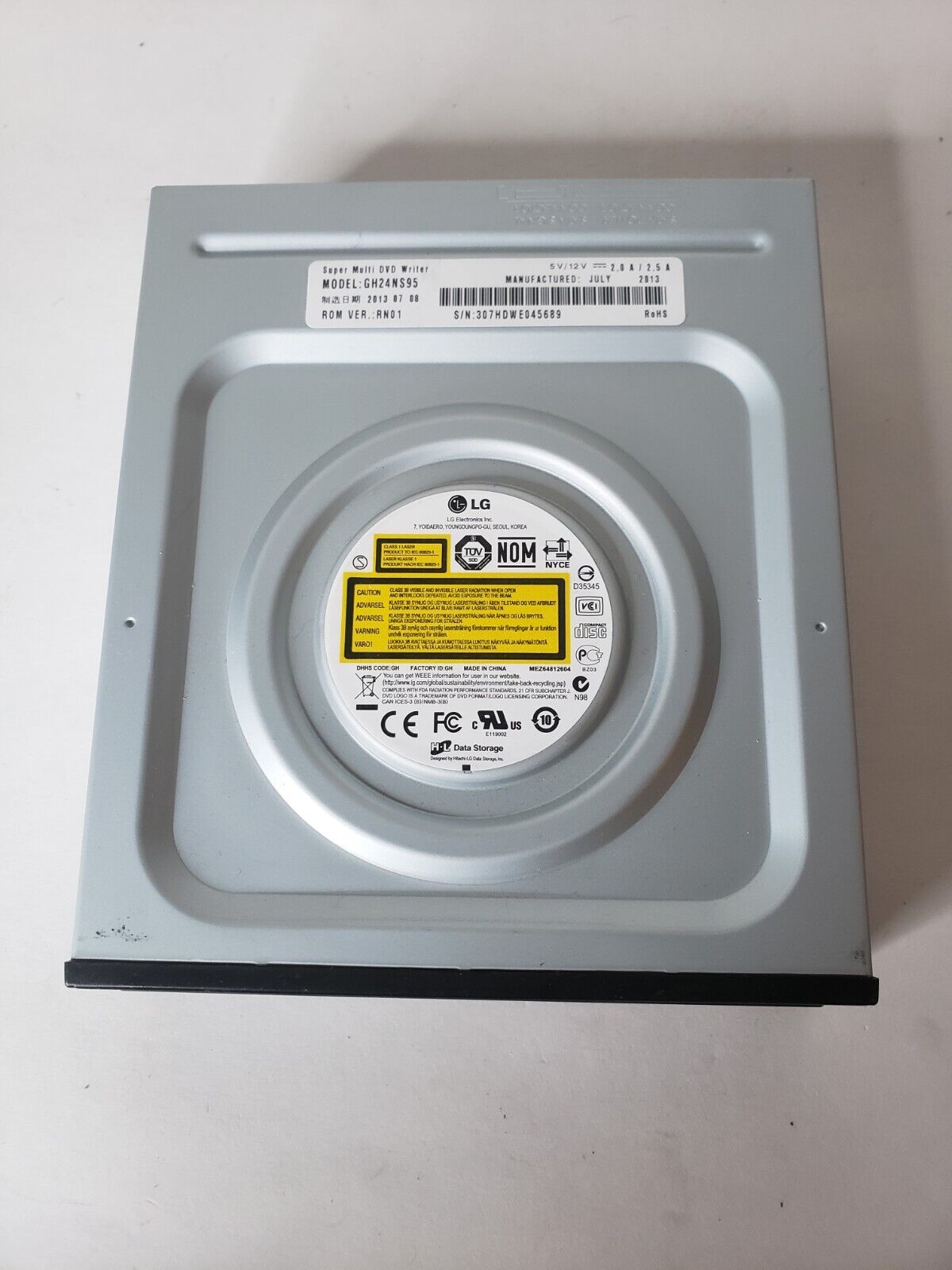 LG Electronics GH24NS95 SATA Super-Multi DVD Internal Rewriter DVD-RW