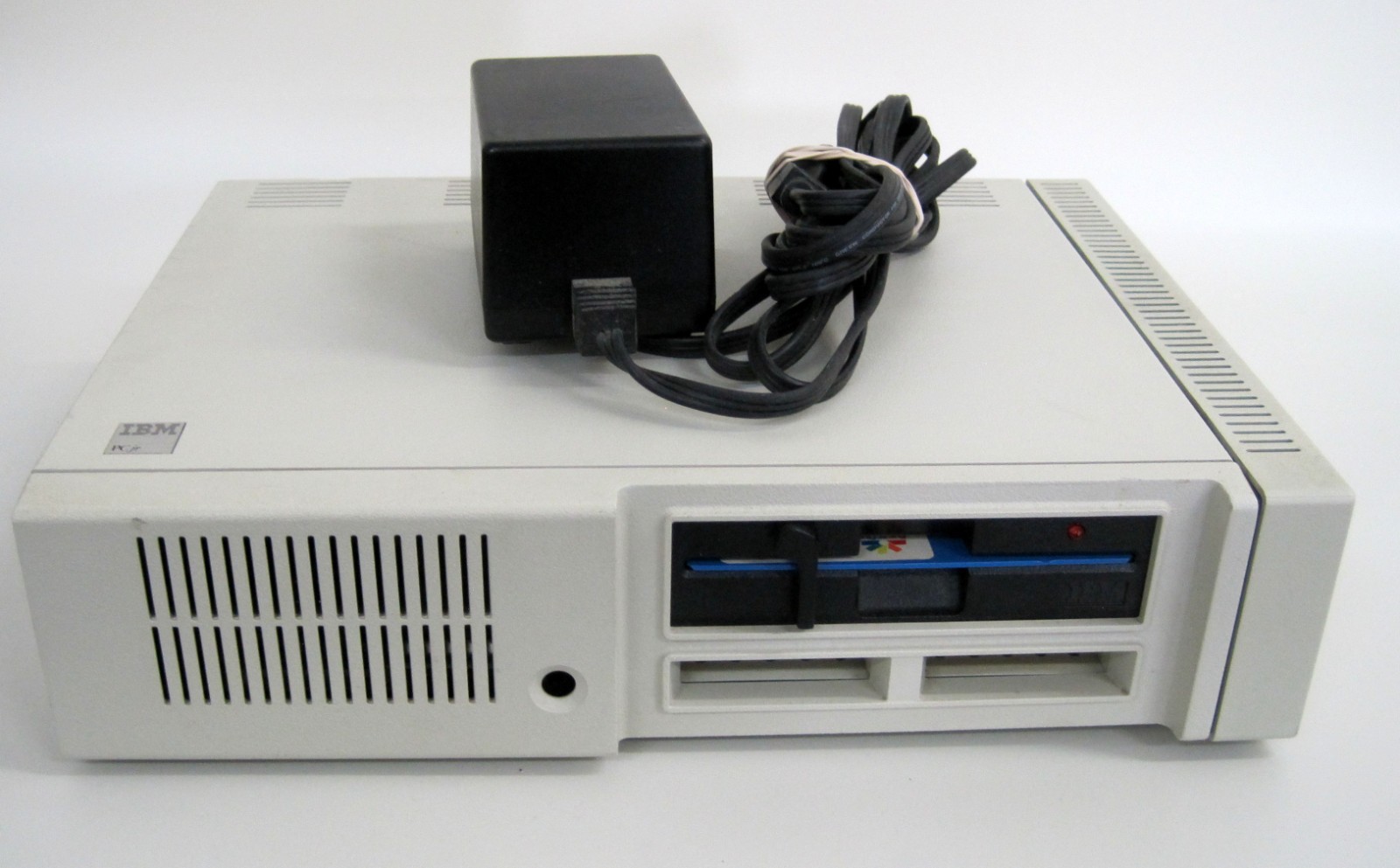 VTG IBM PCjr W/Floppy Drive&Parallel Port PC JR Rare Tested W/Power Supply