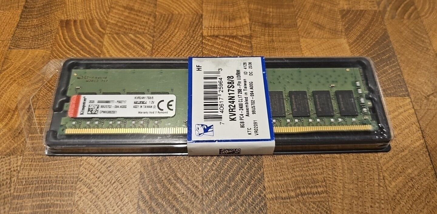 Kingston 8GB DIMM 288-pin Memory - KVR24N17S88