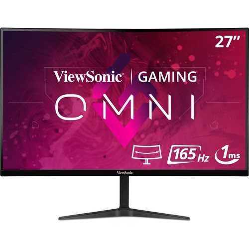 ViewSonic OMNI VX2718-PC-MHD 27 Inch Curved 1080p 1ms 165Hz Gaming Monitor with
