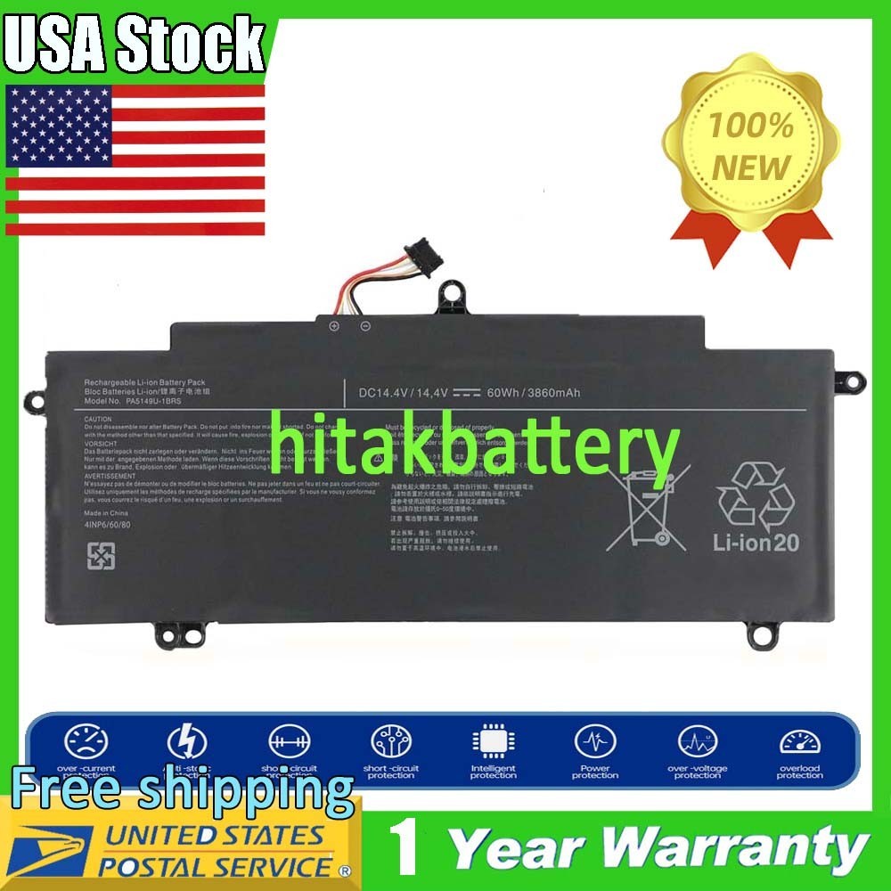 PA5149U-1BRS Battery For Toshiba Tecra Z40-A Z40-B Z40-C Z40T-A Z40T-B Z40T-C