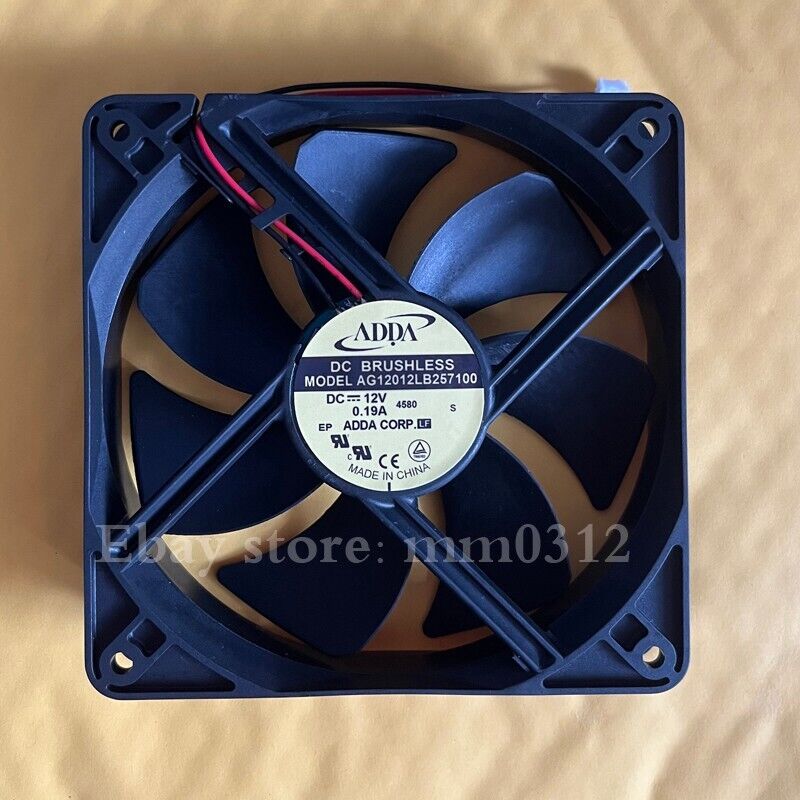 Qty:1pc 2-wire cooling fan AG12012LB257100 DC12V0.19A 120*120*25mm