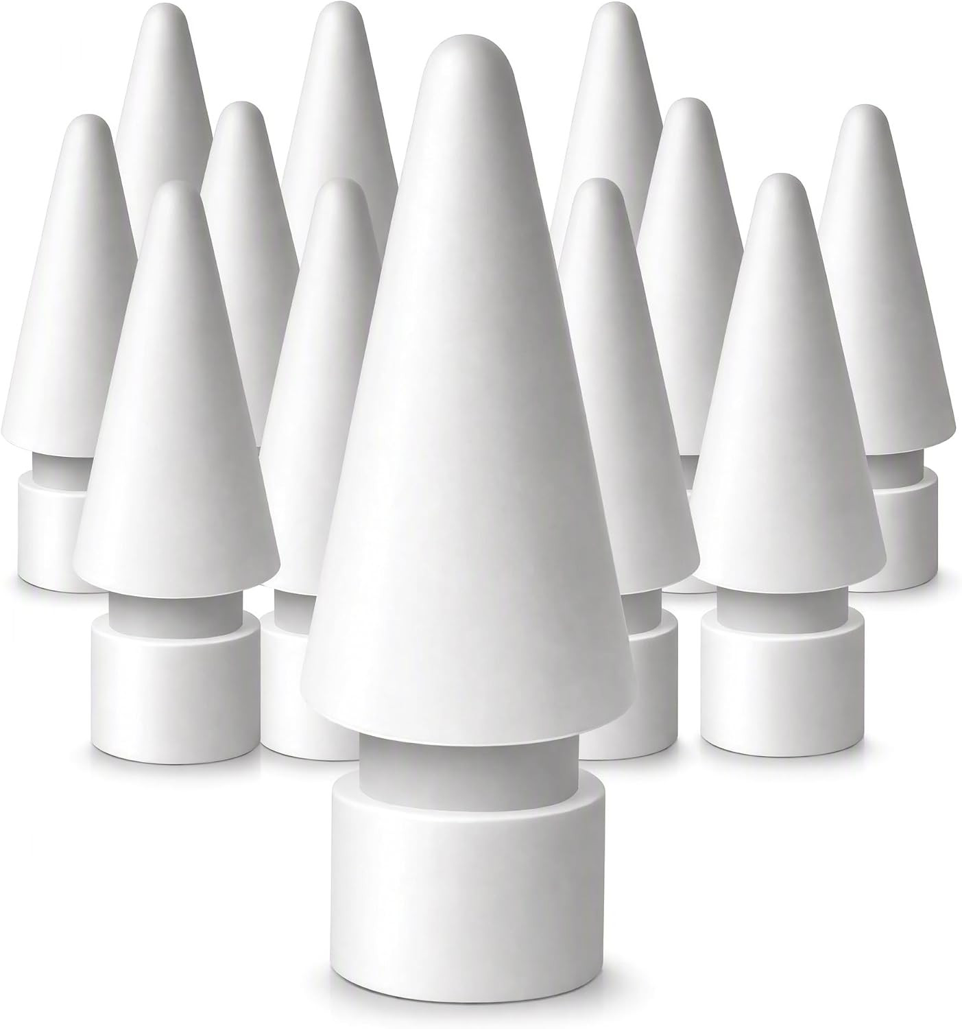 12-Pack Replacement Tips for Apple Pencil, Original-Style White