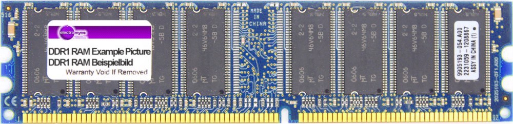 512MB Elixir DDR1 RAM PC3200U 400MHz CL3 M2Y51264DS88C1G-5T Memory Memory
