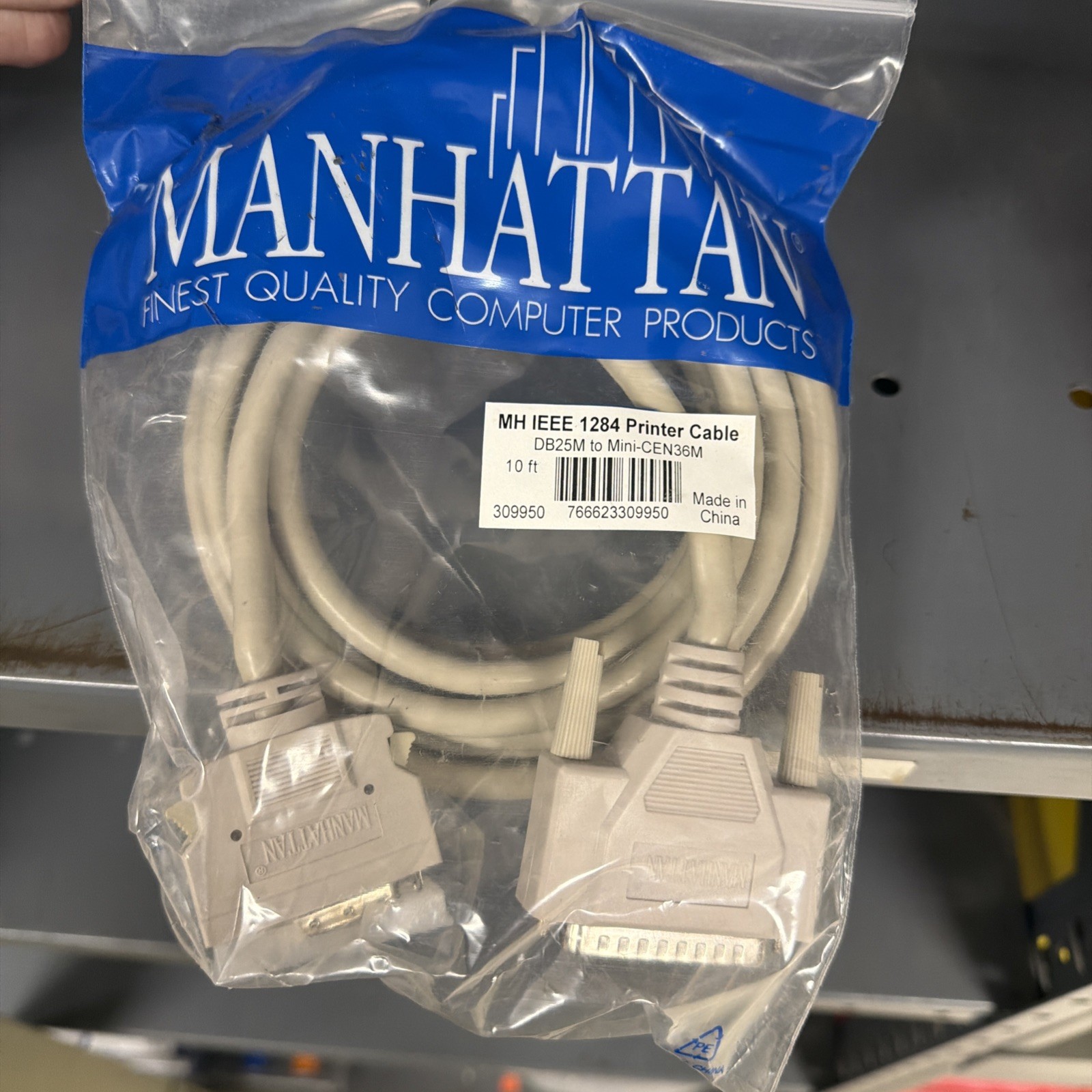 Manhattan 10' Printer cable DB25M to mini-CEN36M