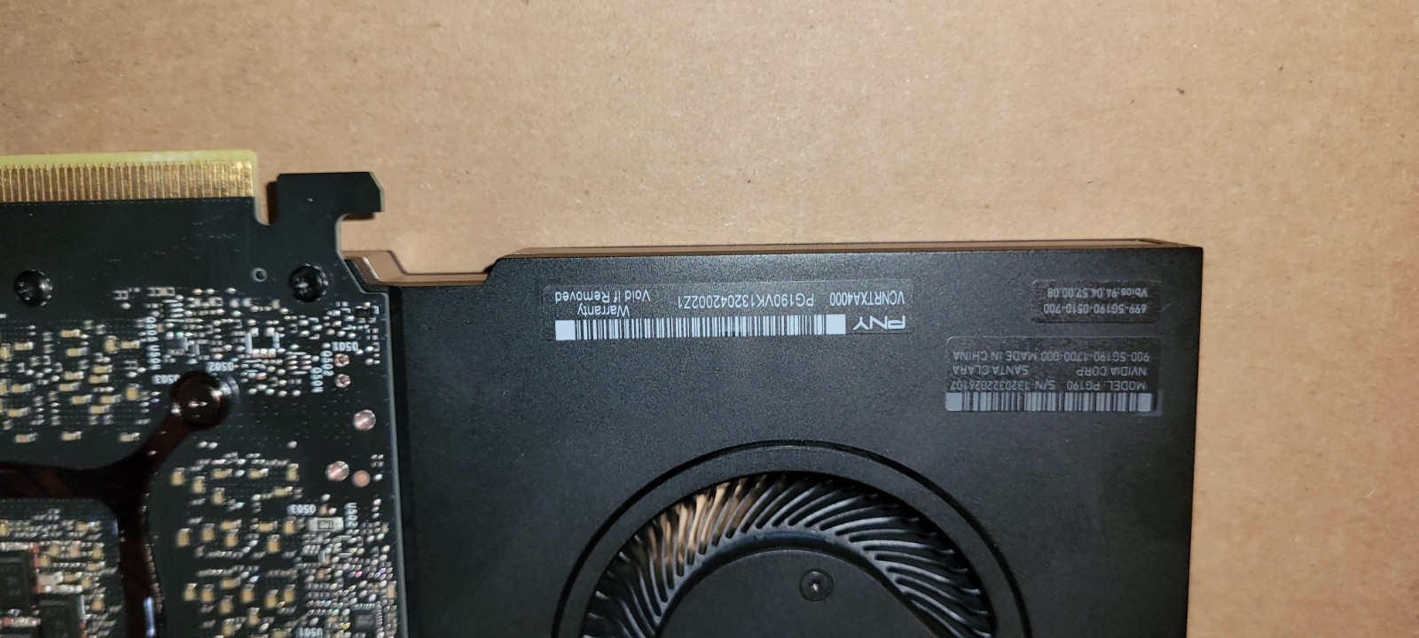 PNY NVIDIA RTX A4000 16GB GDDR6 Graphics Card