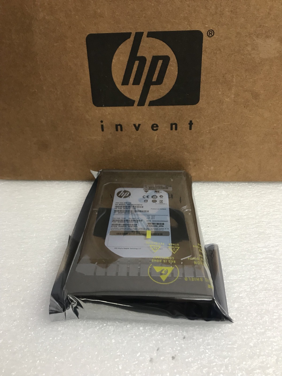 HP BV898A 637981-001 2TB EVA M6412A 7.2K FATA DUAL PORT HARD DRIVE BV898-64201