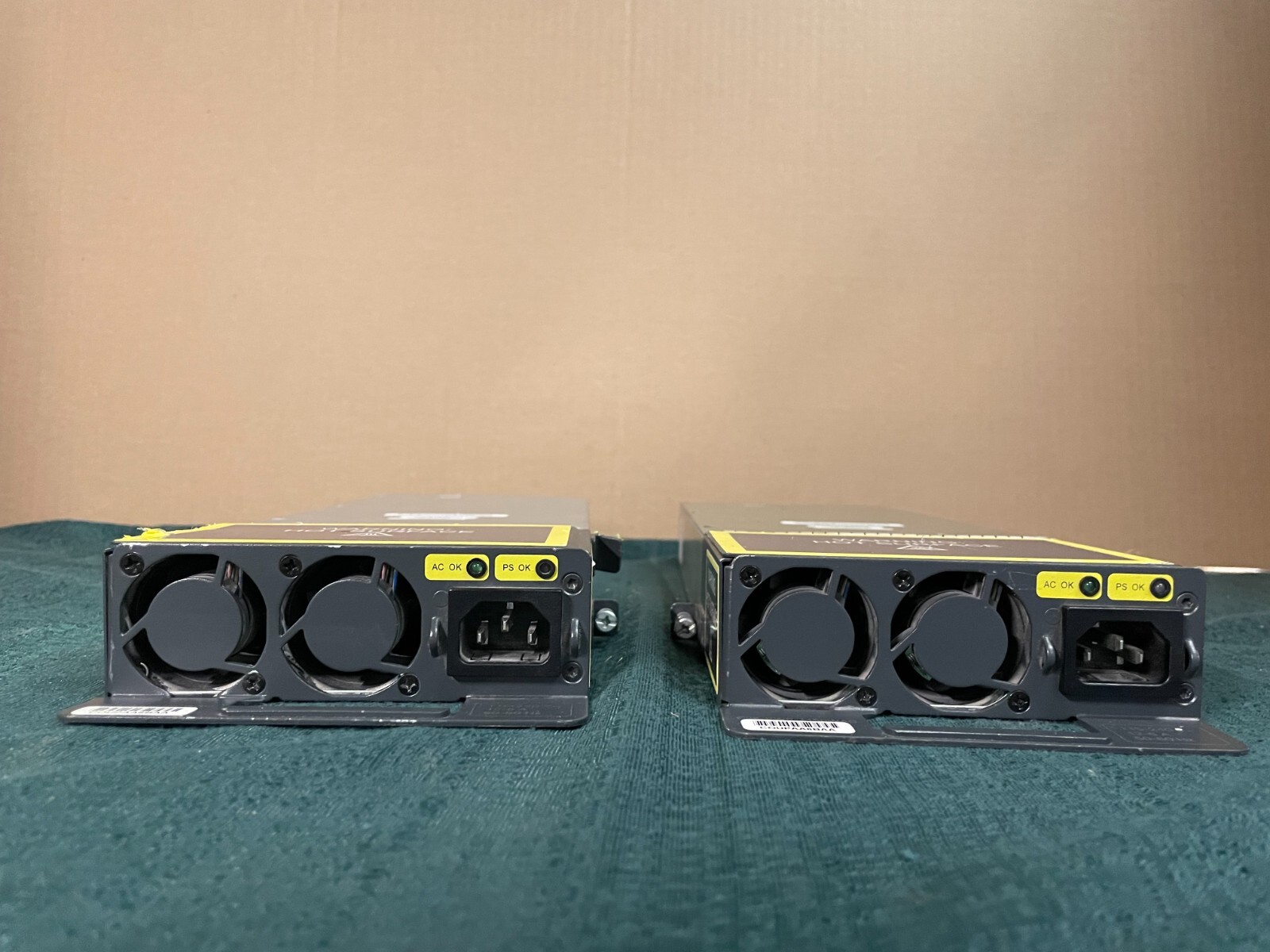 Lot of 2 Cisco C3K-PWR-1150WAC V01 Power Supplies