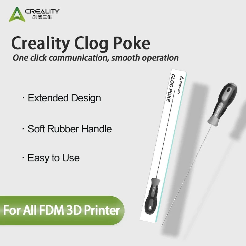 Creality Official Clog Poke, 0.4mm Needles Cleaner Perfect for Any 1.75mm 3D... 
