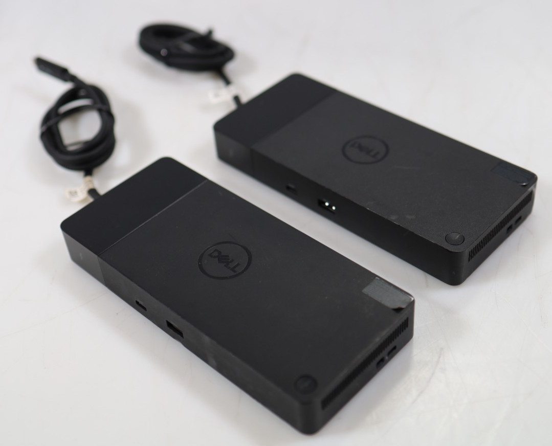 Lot 2x Dell WD19TBS K20A001 Thunderbolt USB-C Docking Station No Power Adapter