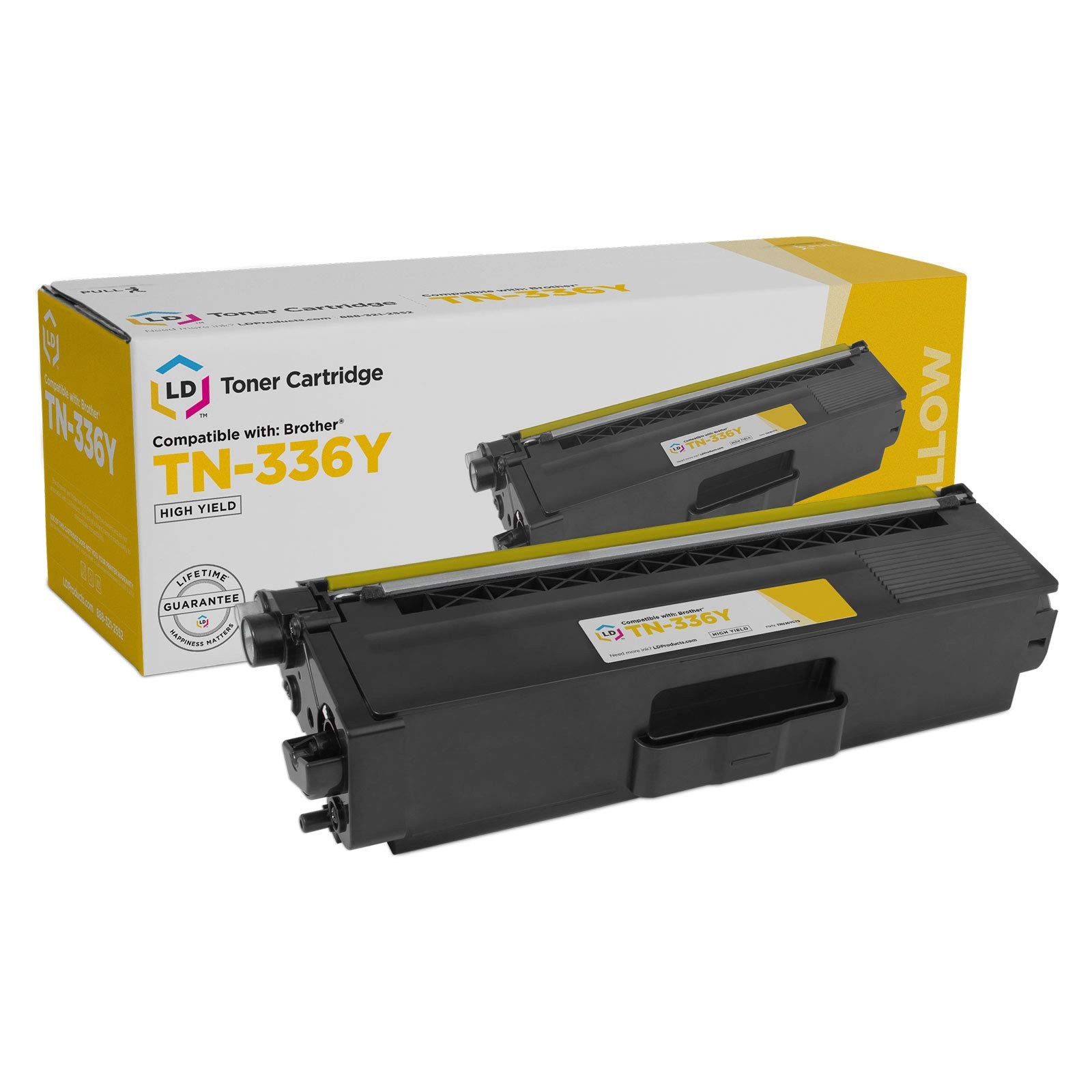 LD TN336Y TN336 Yellow Laser Toner Cartridge for Brother Printer