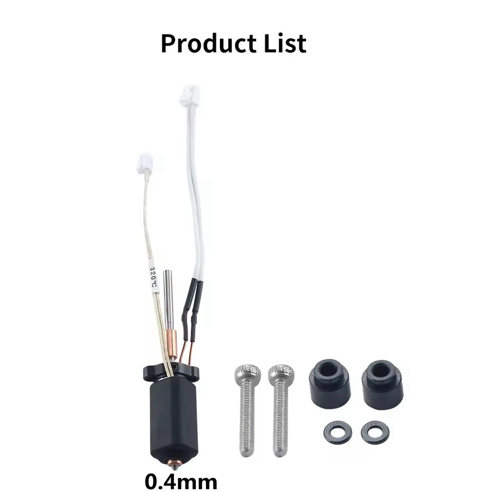 Upgraded Hotend Nozzle For Creality Hi Combo Ceramic Heating Block Kit 3D Print