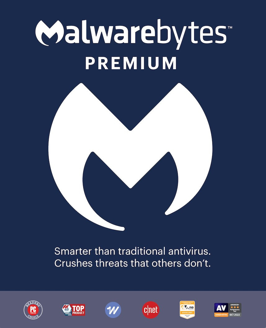 MALWAREBYTES PREMIUM 2026 - 5 DEVICE - WINDOWS, MAC, ANDROID, iOS 5 MINUTE EMAIL