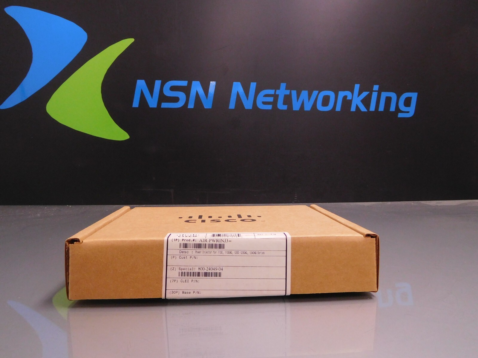 NEW SEALED Cisco Aironet Power Injector AIR-PWRINJ3 48V For 350 1100 1200 Series
