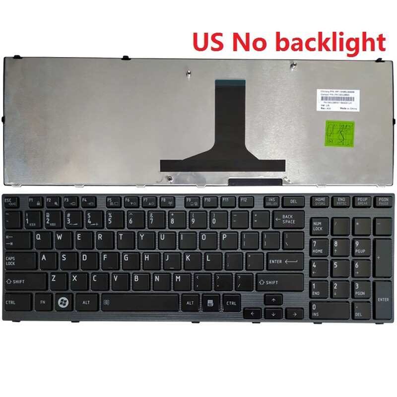 Laptop US/UK Keyboard For Toshiba P750 P750D P755 P755D P770 P770D P775 P775D