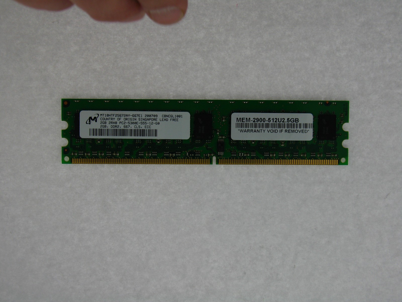 MEM-2900-512U2.5GB 2GB Approved Memory for Cisco 2901 2911 2921