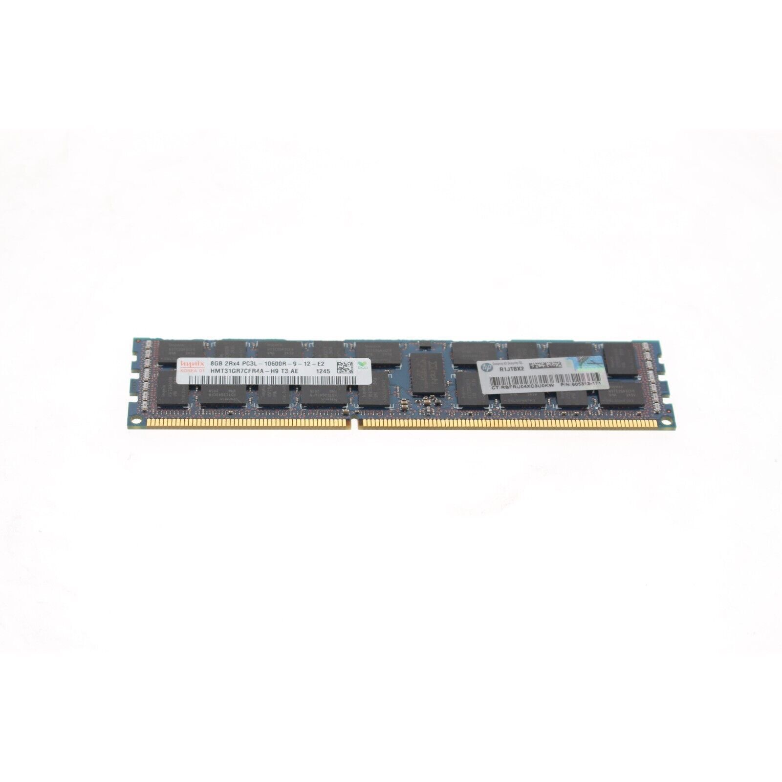 HP 604502-B21 8GB PC3L 10600R 2Rx4 Memory Module 605313-171