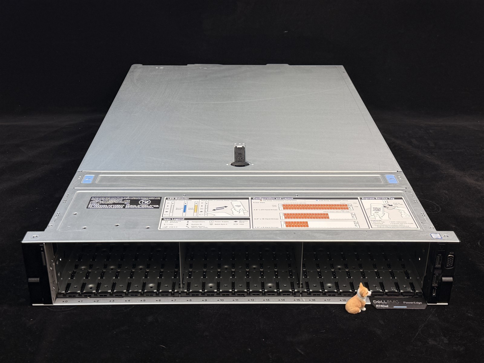 Dell PowerEdge R740xd 24SFF 2x Silver 4110 16-Core HBA330 No RAM No HDD