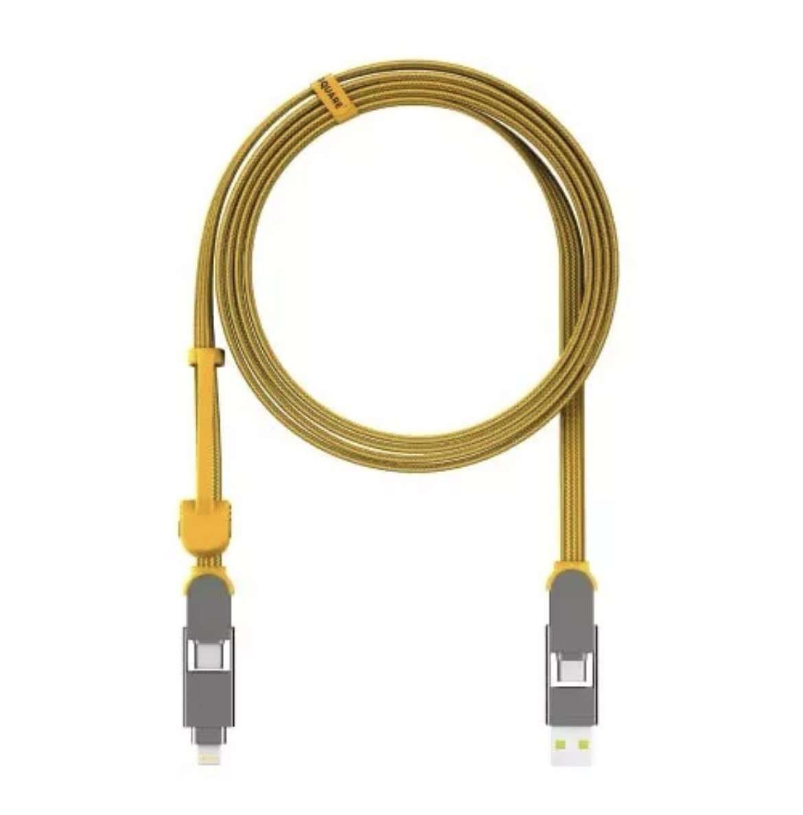 Rolling Square inCharge XL 6-in-1 Multi Charging Cable Portable USB and USB-...