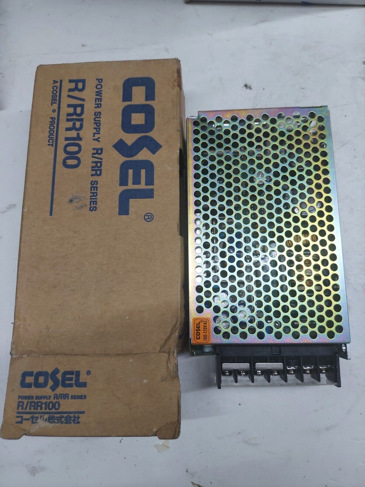 Cosel R100U-15 Power Supply AC100-120V   15VDC  7AMP LOOKS UNUSED 2PC AVAILABL 