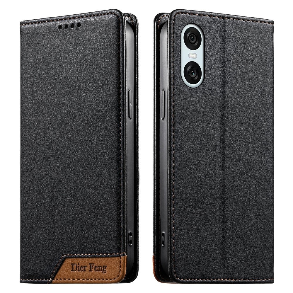 Flip Magnetic Splice Leather Wallet Cover Case For Sony Xperia 10 5 1 V VII VI