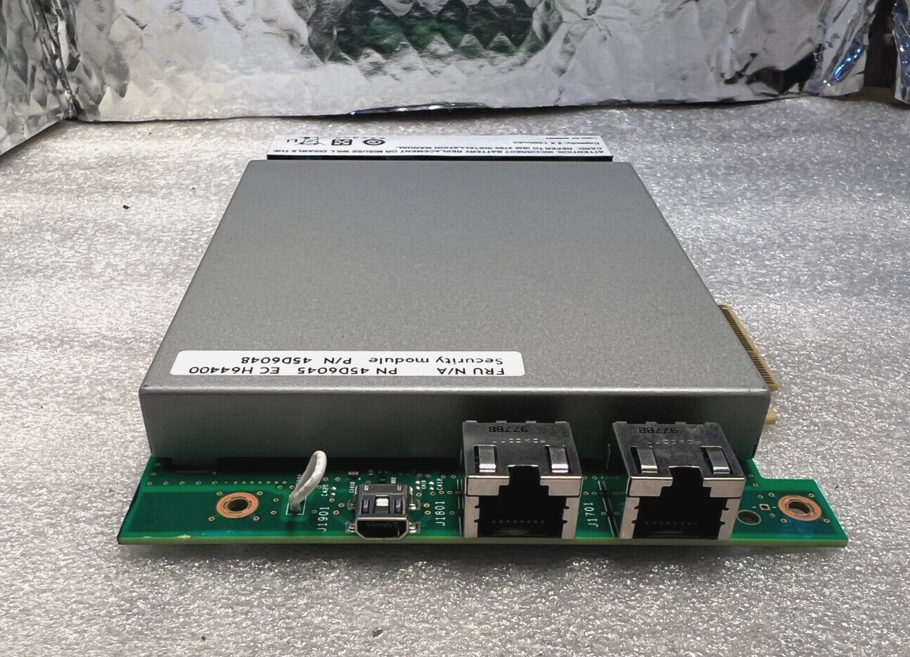 IBM Cryptographic Coprocessor Security Module PCIe 4765-001 45D6048 45D6045