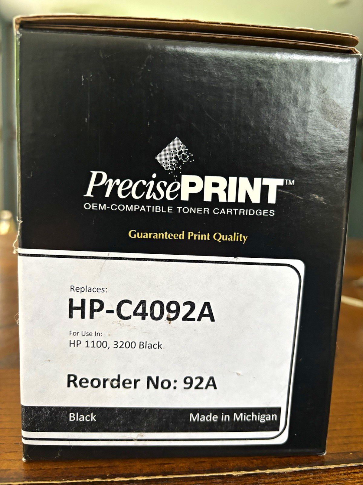 PrecisePRINT 92A (HP-C4092A) Black Compatible Laser Toner for HP 1100/3200