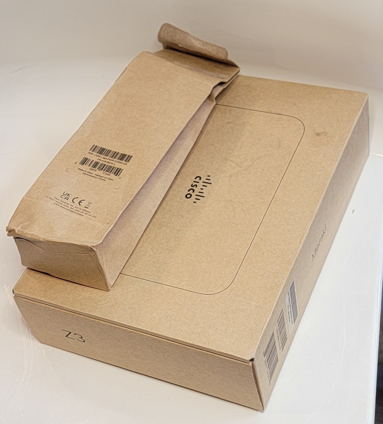 CISCO Meraki Z3-HW Cloud Managed Teleworker Gateway Firewall VPN MA-PWR-CORD-US
