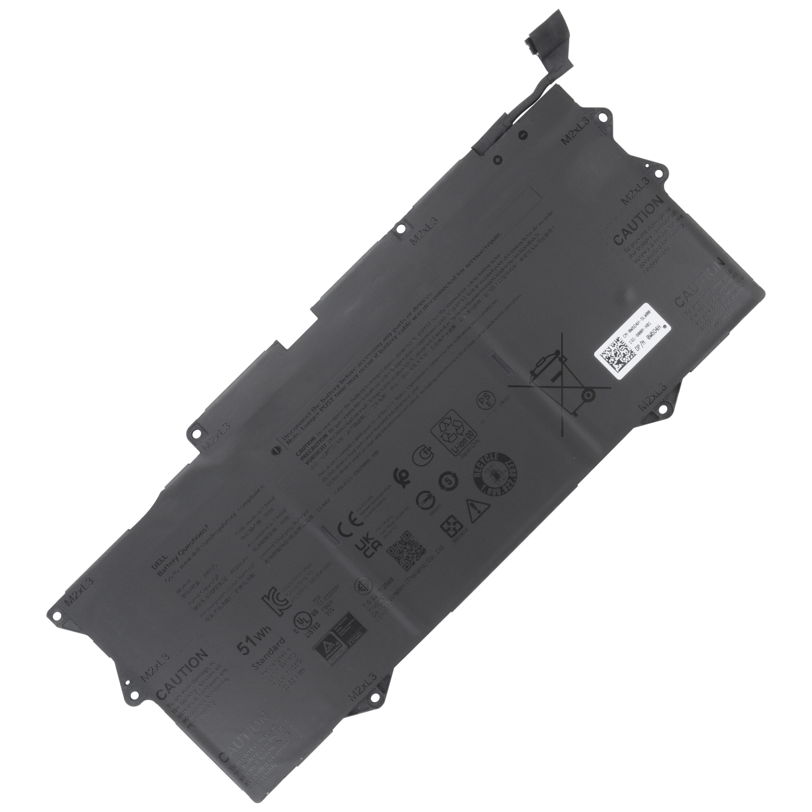 New YM15G Battery for Dell XPS 13 9315 Series [Not for 9315 2-in-1] G9FHC 0W6D4H