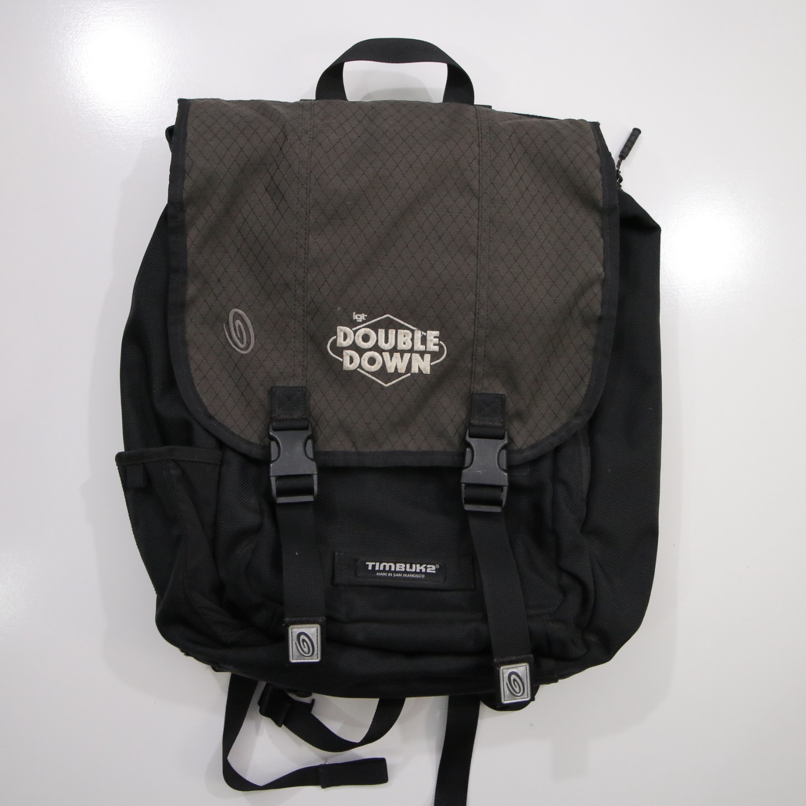 Timbuk2 Backpack Commuter Swig Techwear Travel Laptop Gray Bag Made in USA
