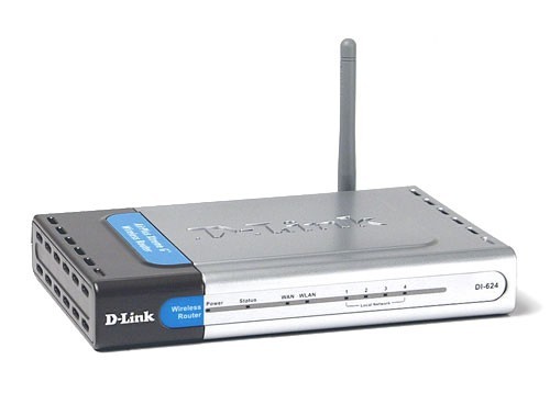 D-link AirPlus Xtreme Super-G DI-624 108 Mbps 4-Port 10/100 Wireless G Router