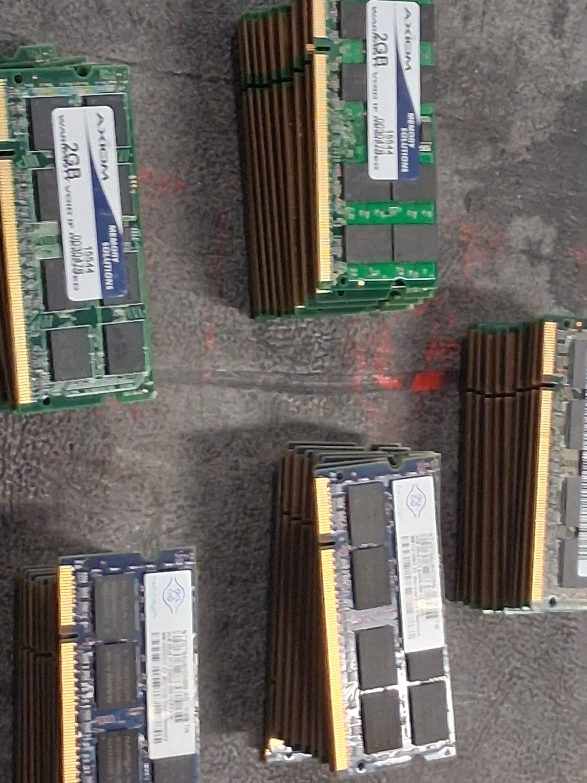 LOT (20) 40GB Multi Brand 2GB PC2-5300 DDR2-667MHz SODIMM Laptop Memory RAM