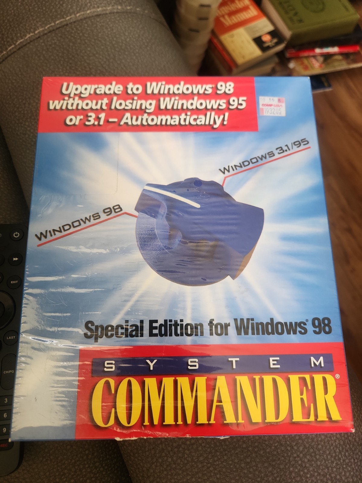 SYSTEM COMMANDER Special Edition for Windows 98 Upgrade from Win 95 3.1 
