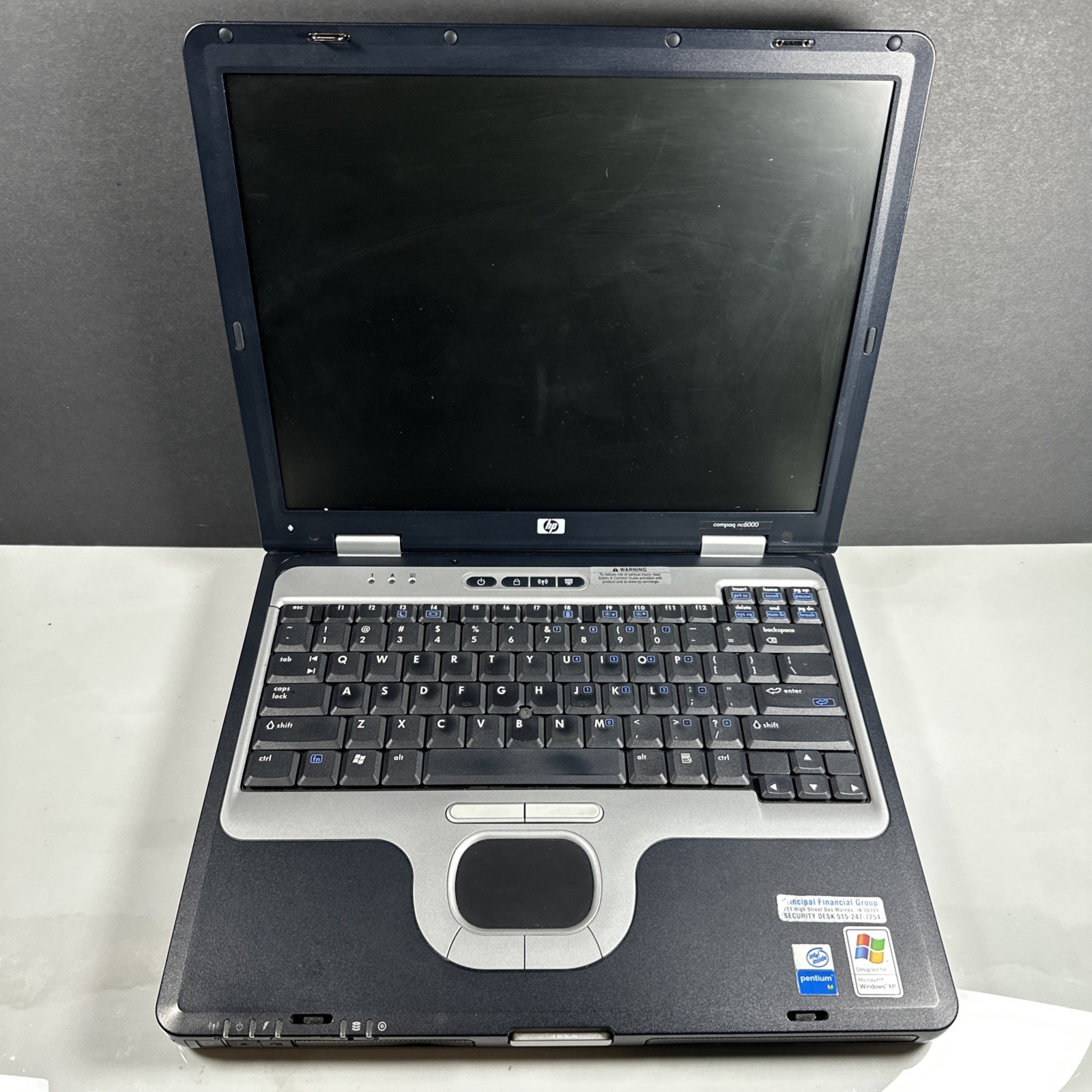 HP Compaq NC6000 Intel Pentium M 512 MB NO HDD