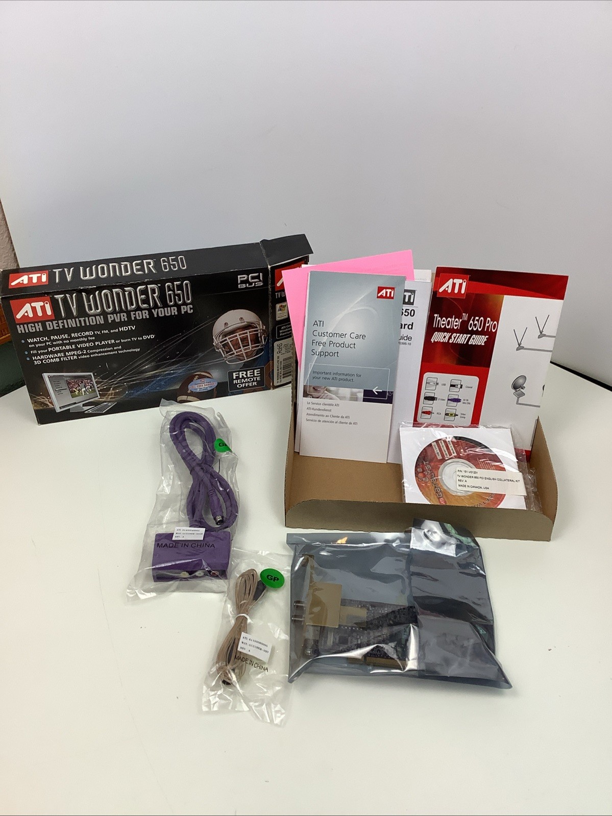 ATI 100-715331 PCI TV Wonder 650 High Definition Personal Video Recorder Sealed