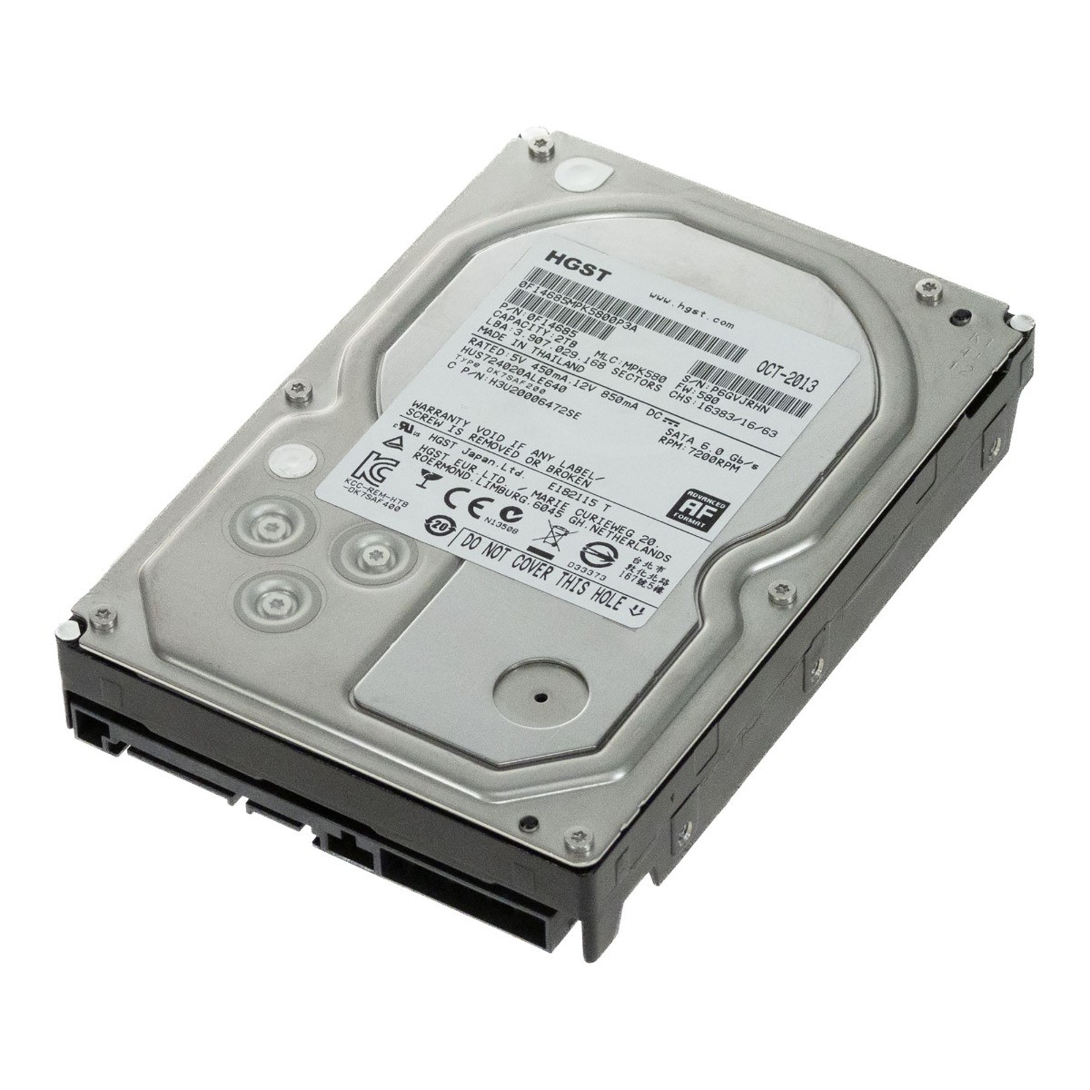HGST 2TB UltraStar 7K4000 HUS724020ALE640 7.2K 64MB SATA III 3.5'' HARD DRIVE