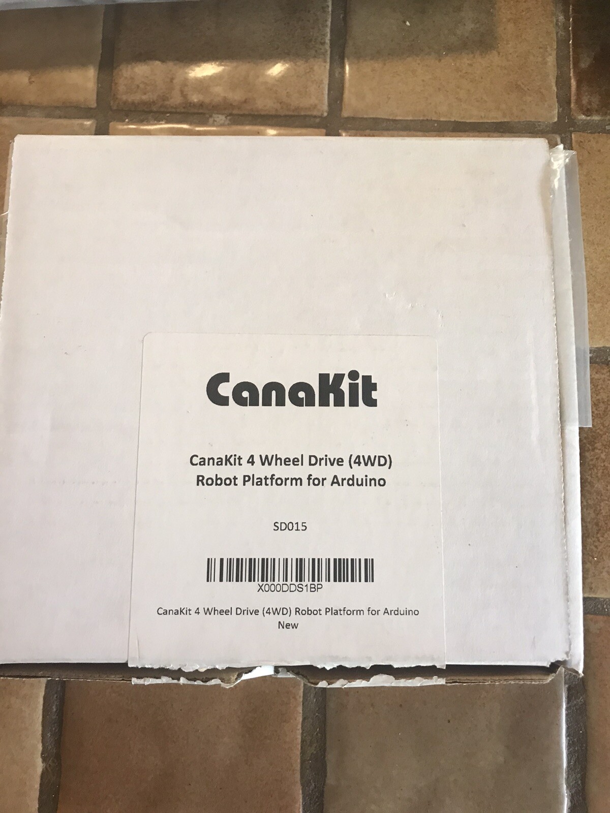 New CanaKit 4 Wheel Drive 4WD  Arduino Robot Platform Kit NIB