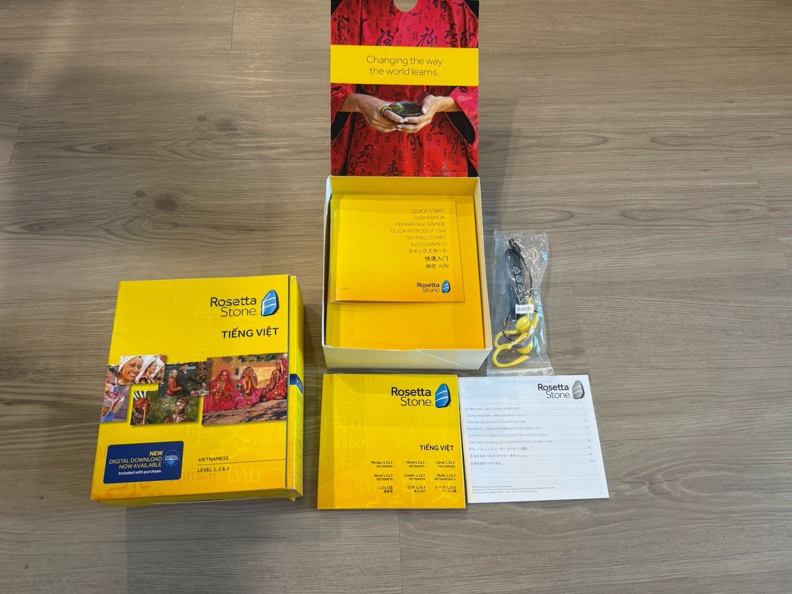 New Rosetta Stone Vietnamese Language Level 1 2 3 MP3 Discs Not Included