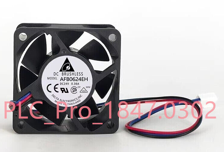 1PCS NEW Delta AFB0624EH 6025 60x60x25mm 24V DC 0.24A Extreme High Speed Fan